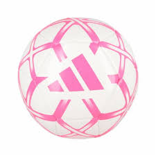 Pelota Fútbol adidas Starlancer Club Blanco/Rosado