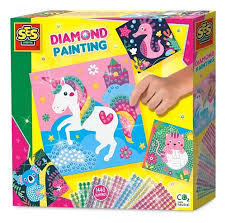 Pintura con diamantes: Animales felices